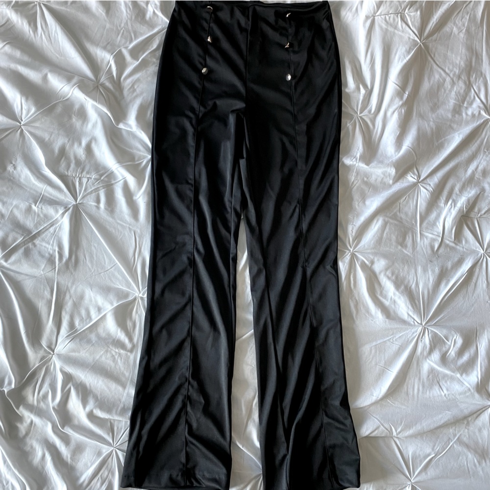 High waist work pants